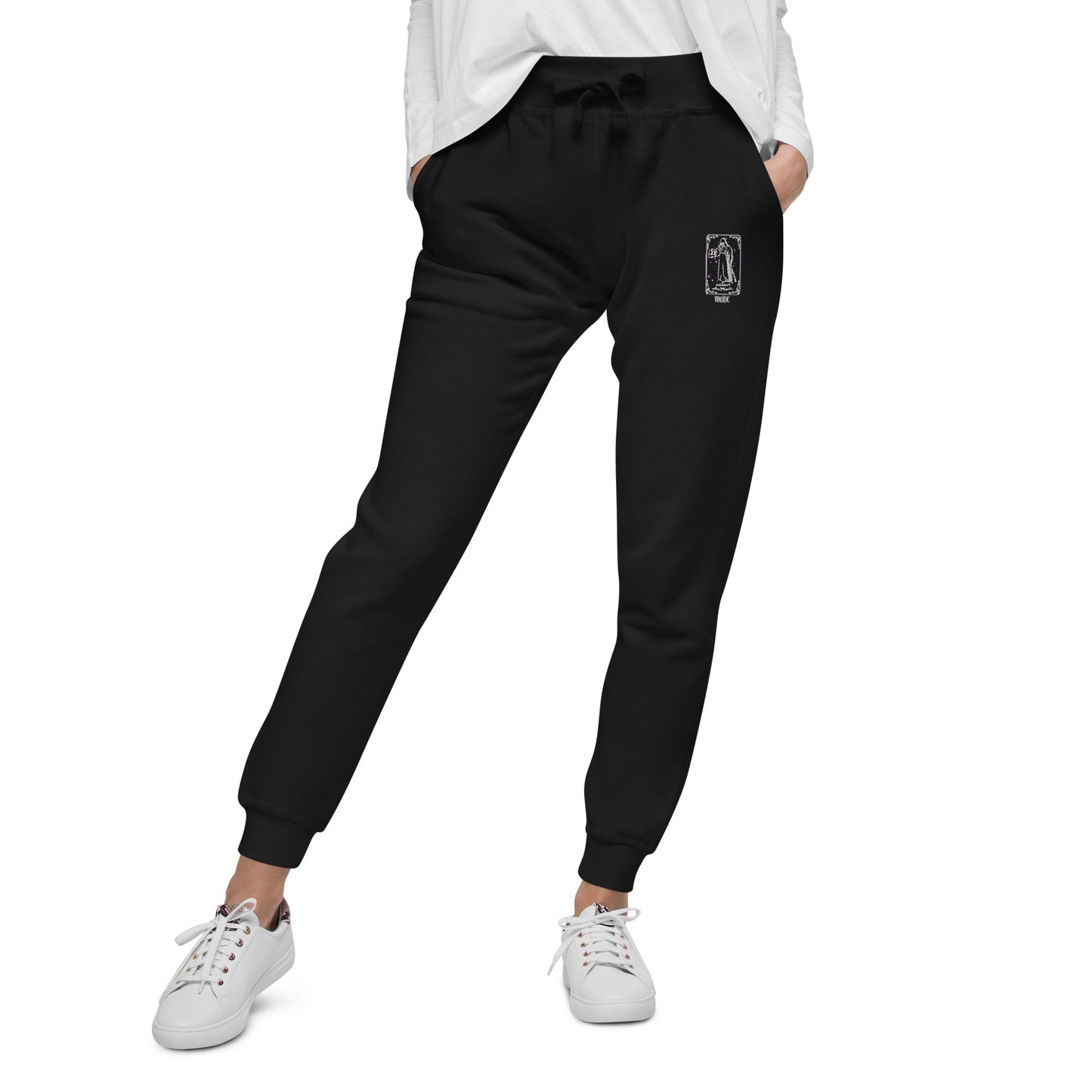 Hermit (White) Unisex Fleece Sweatpants