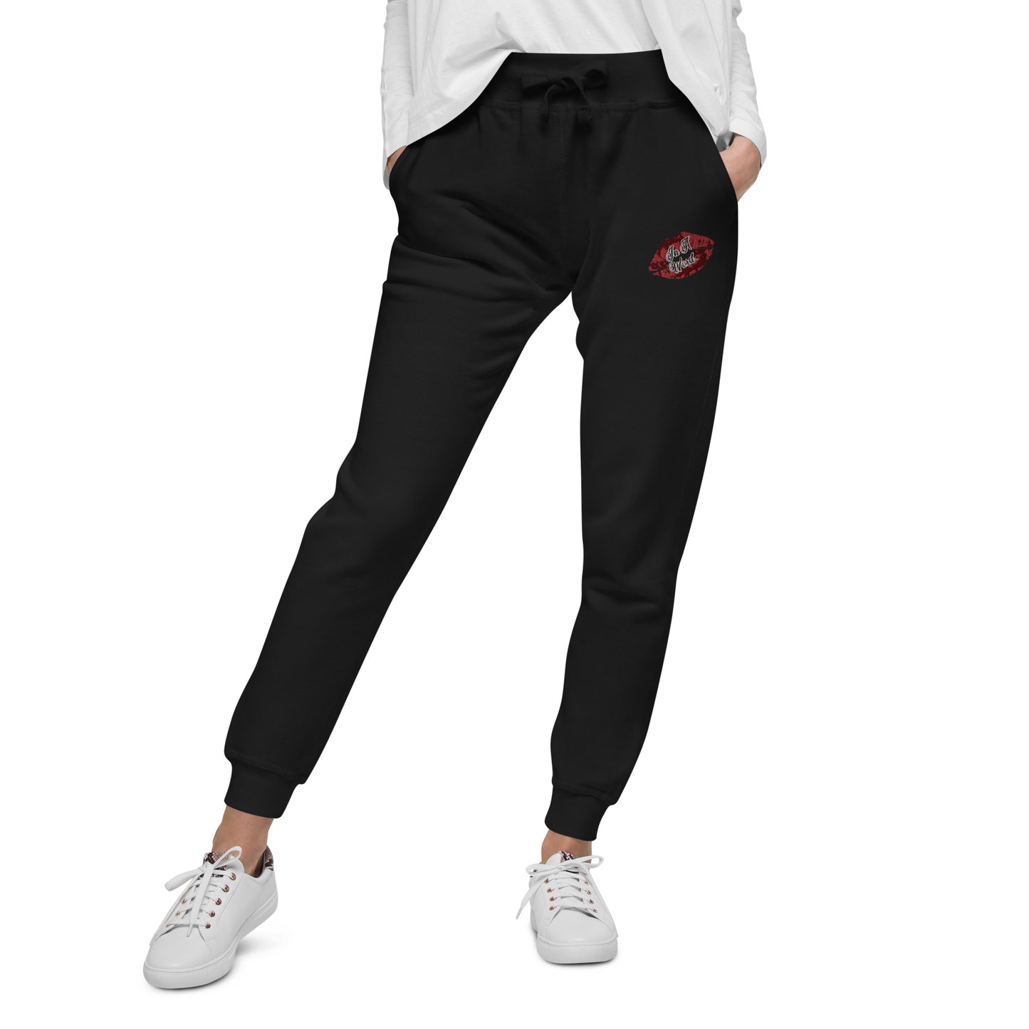 In A Word (Embroidered Logo) Unisex Fleece Sweatpants