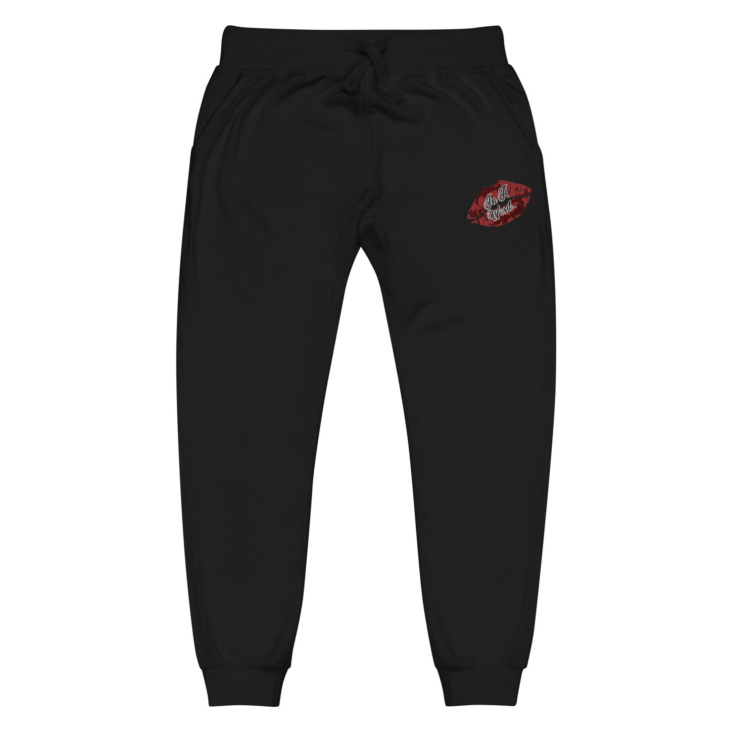 In A Word (Embroidered Logo) Unisex Fleece Sweatpants