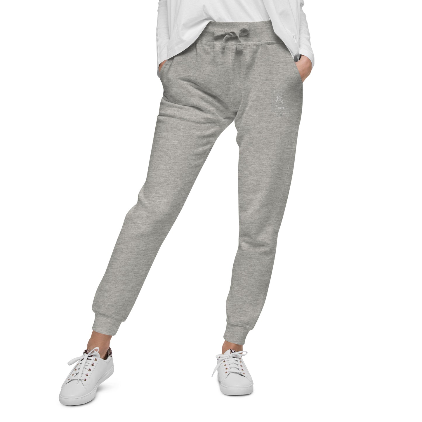 Empress (White) Unisex Fleece Sweatpants