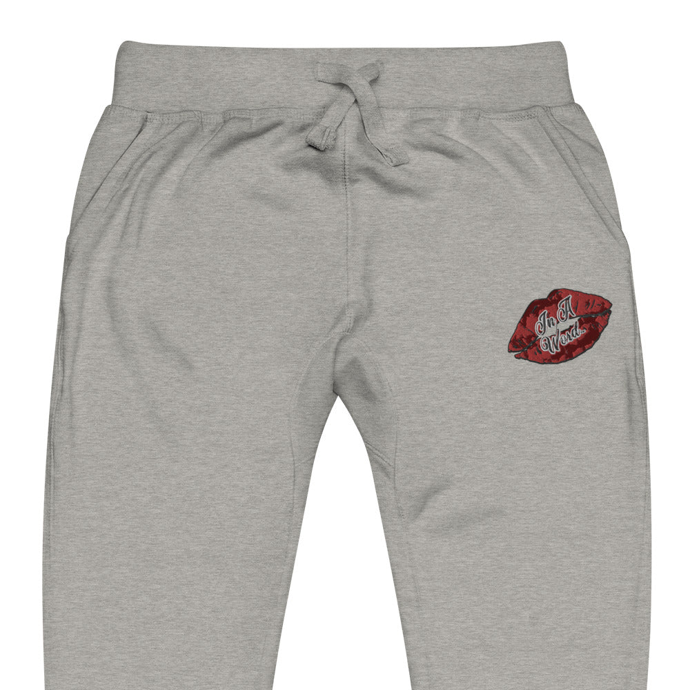 In A Word (Embroidered Logo) Unisex Fleece Sweatpants