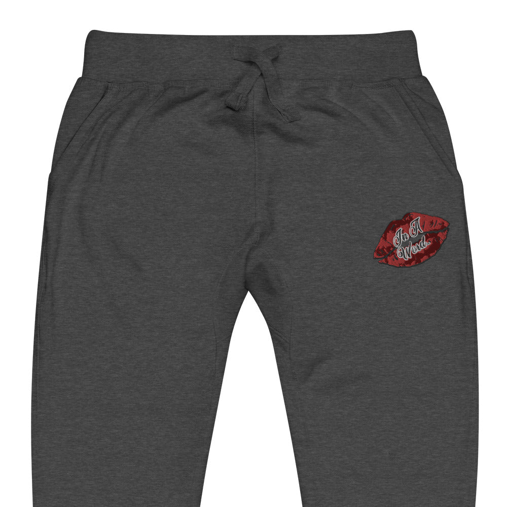 In A Word (Embroidered Logo) Unisex Fleece Sweatpants