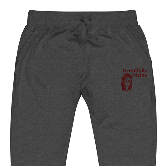 DD Woman (Maroon) Unisex Fleece Sweatpants