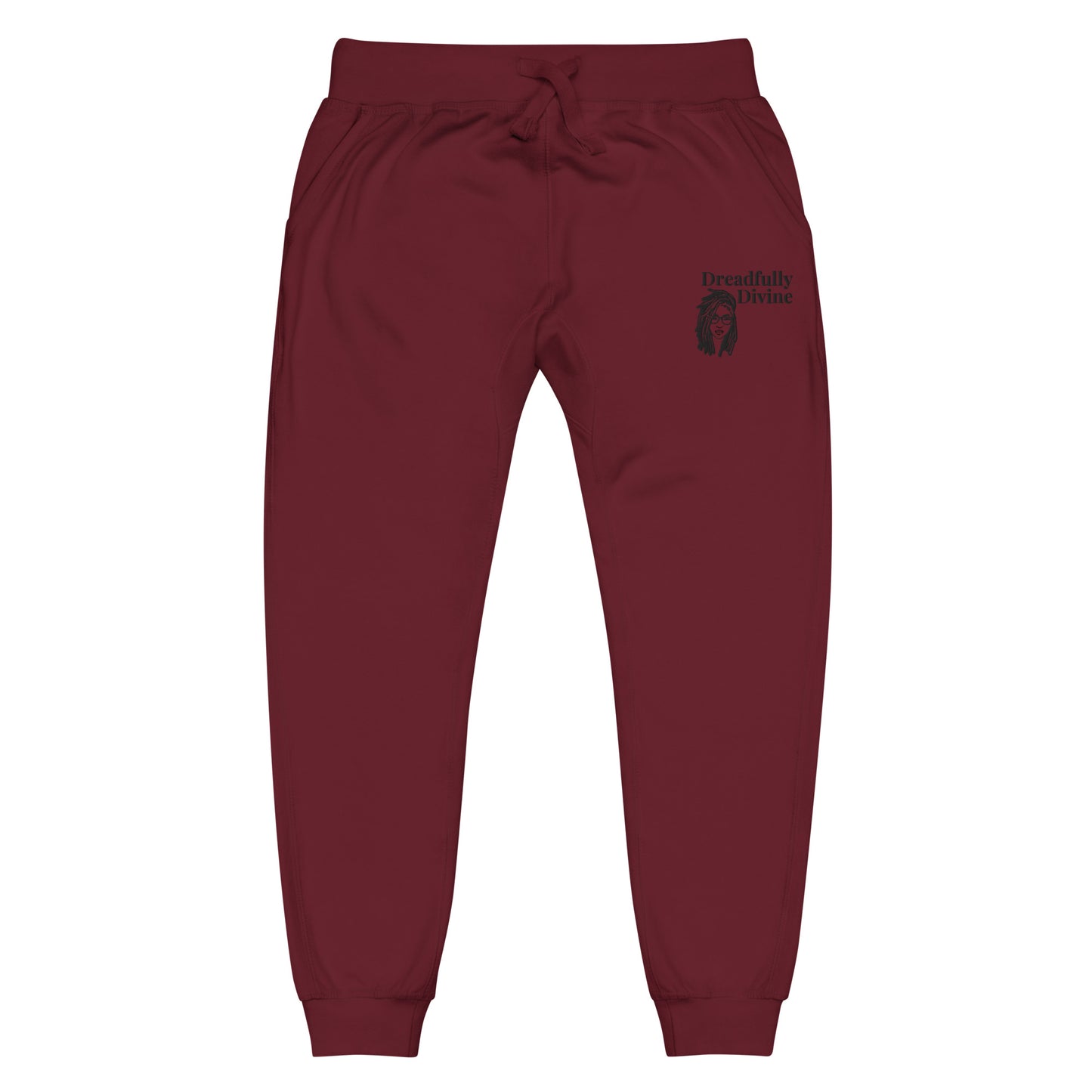 DD Woman (Black) Unisex Fleece Sweatpants