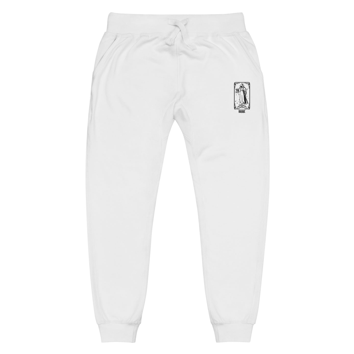 Hermit (Black) Unisex Fleece Sweatpants