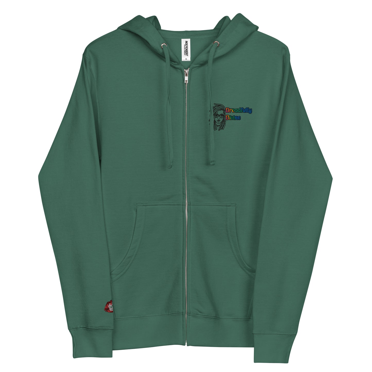 DD Woman (Multi-color) Unisex Fleece Zip Up Hoodie