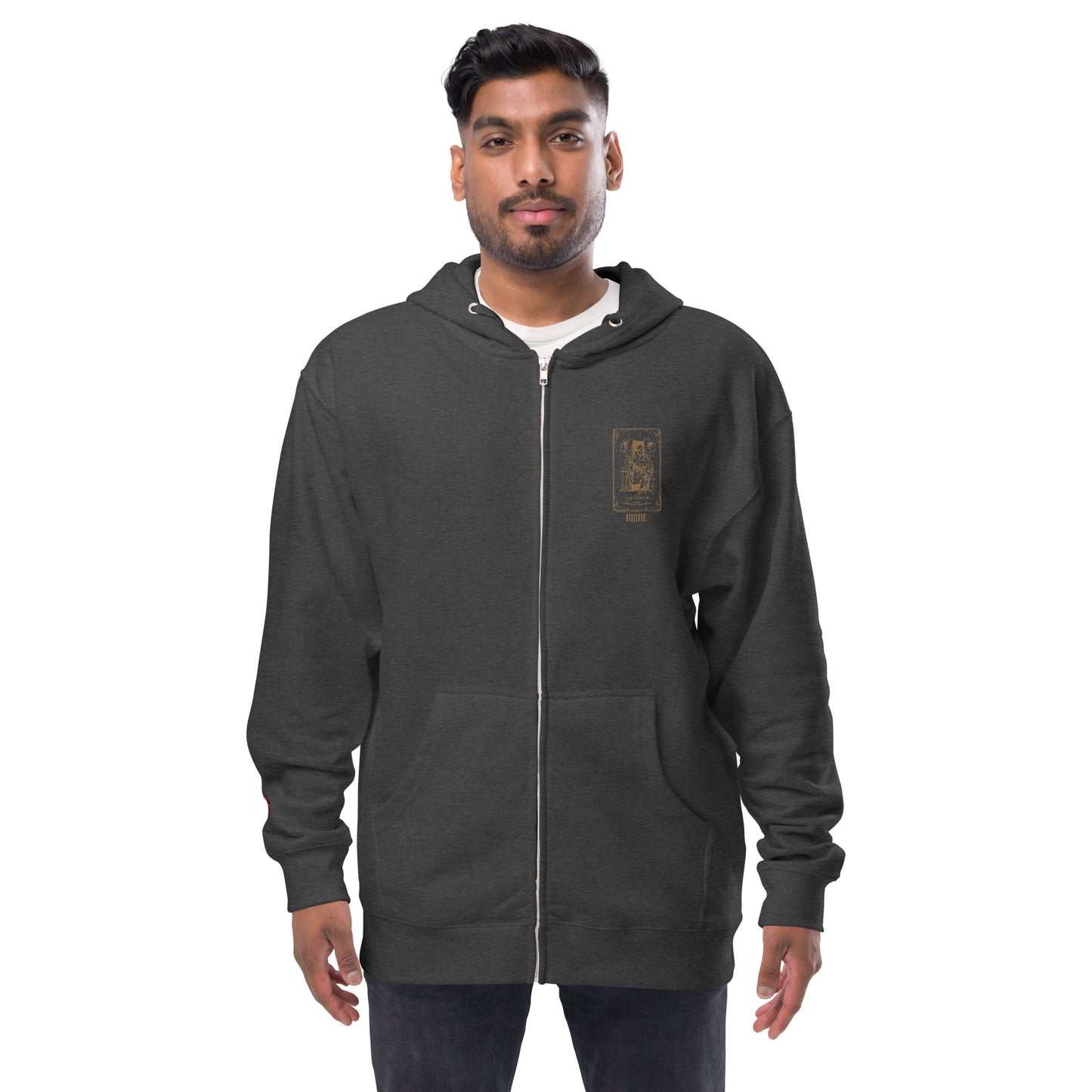 Emperor (Gold) Unisex Fleece Zip Up Hoodie