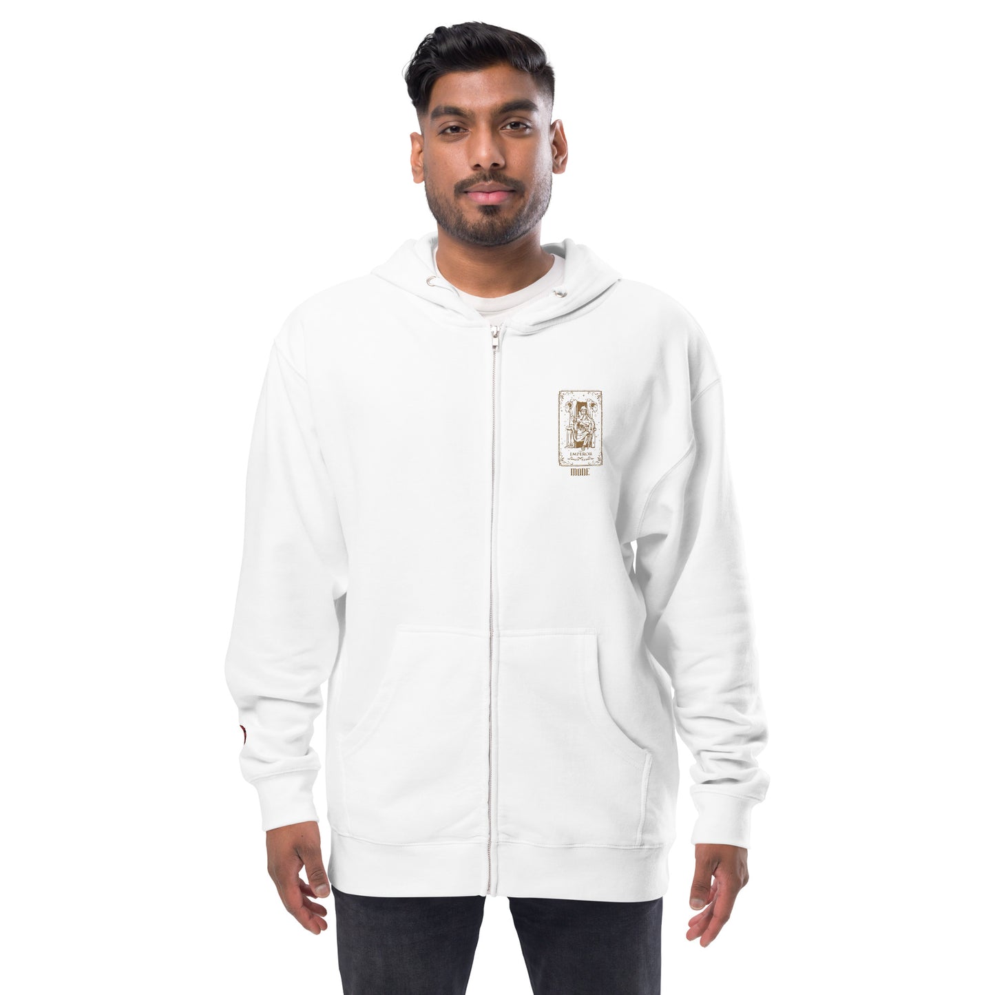 Emperor (Gold) Unisex Fleece Zip Up Hoodie