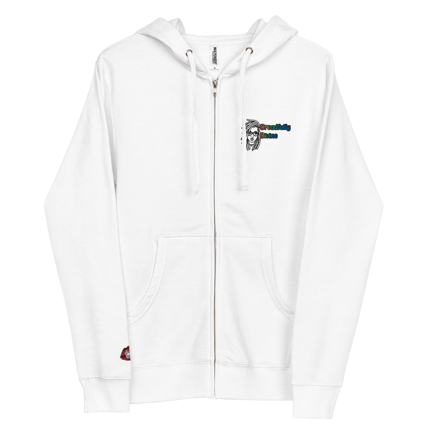 DD Woman (Multi-color) Unisex Fleece Zip Up Hoodie