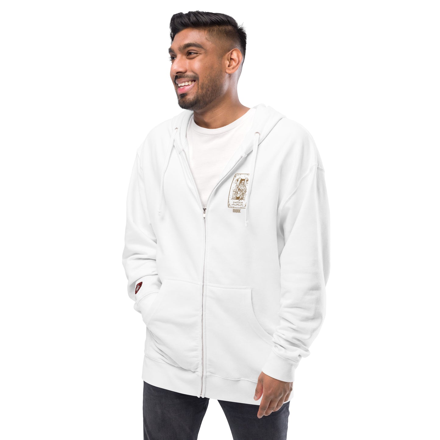 Emperor (Gold) Unisex Fleece Zip Up Hoodie