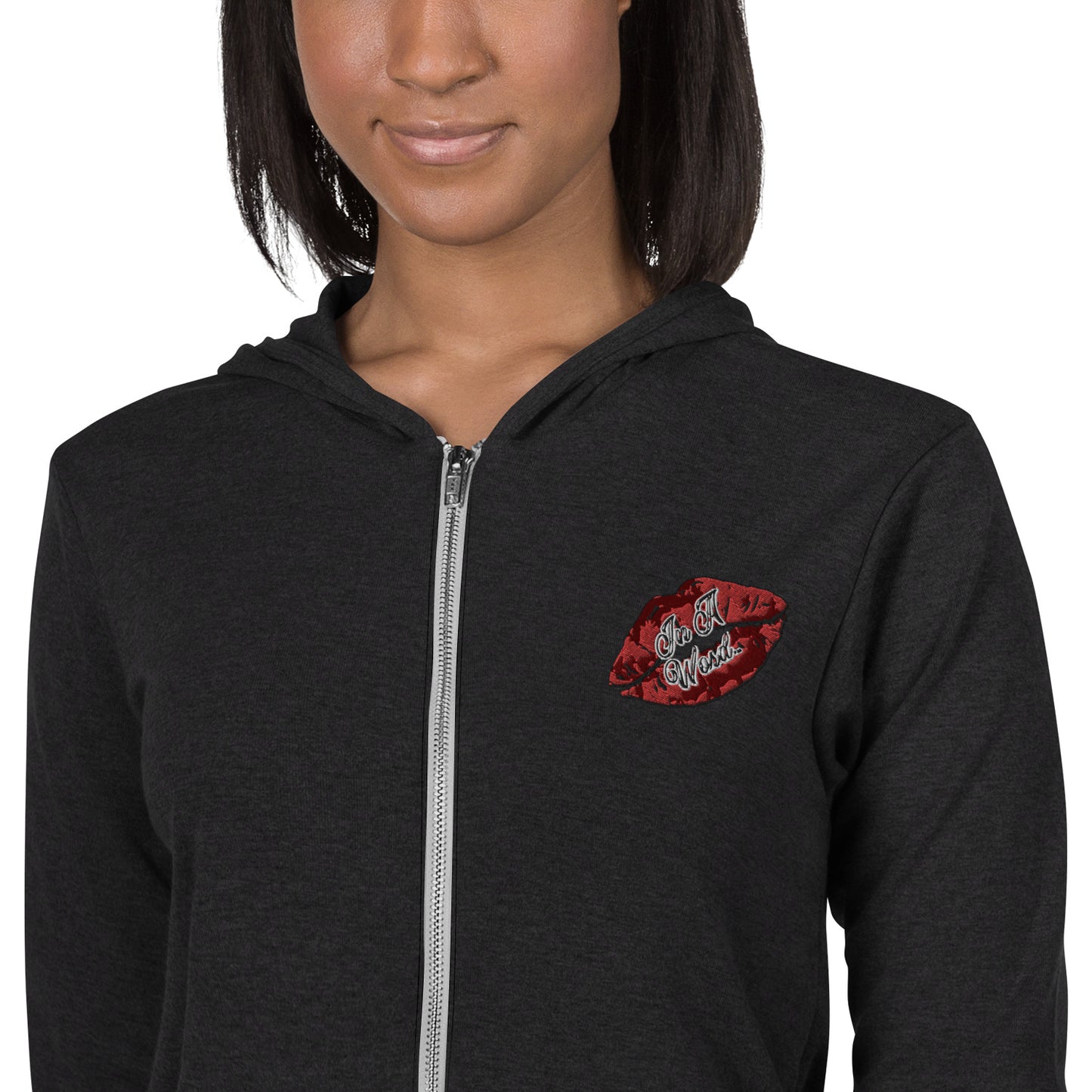 In A Word (Logo) Unisex Zip Hoodie