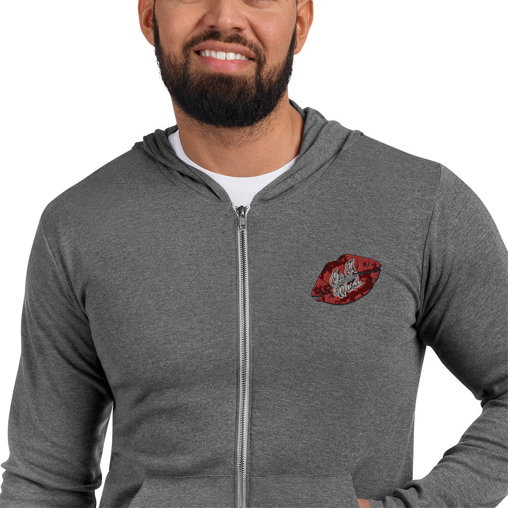 In A Word (Logo) Unisex Zip Hoodie