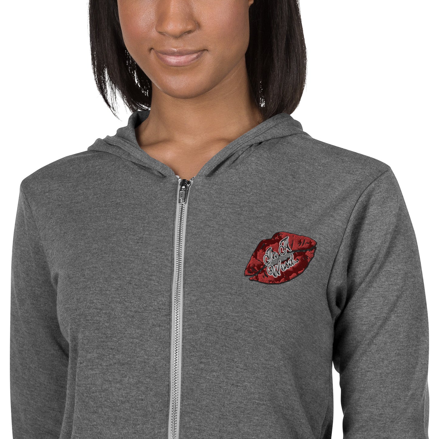 In A Word (Logo) Unisex Zip Hoodie