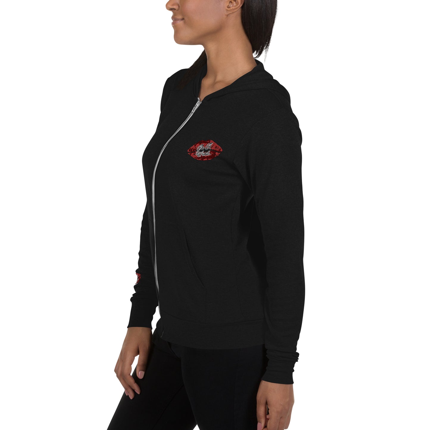 In A Word (Logo) Unisex Zip Hoodie