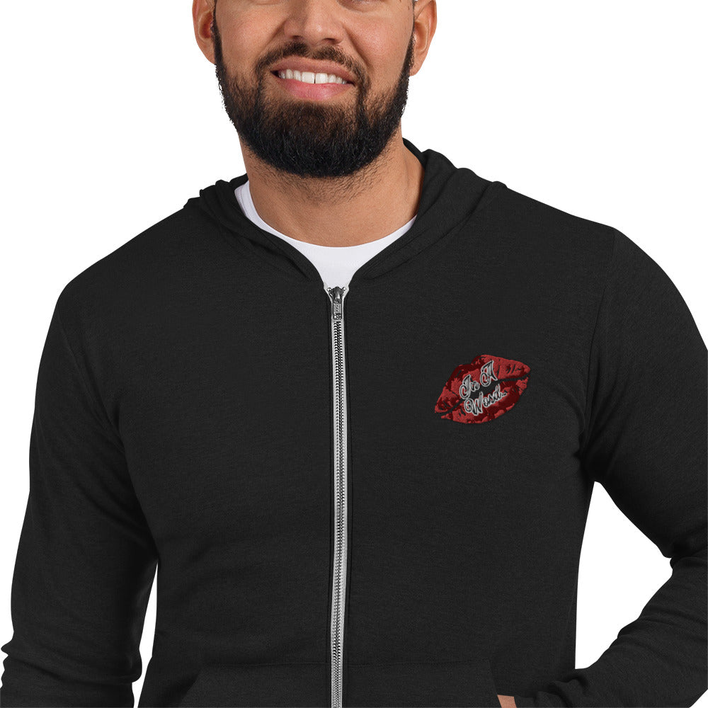 In A Word (Logo) Unisex Zip Hoodie
