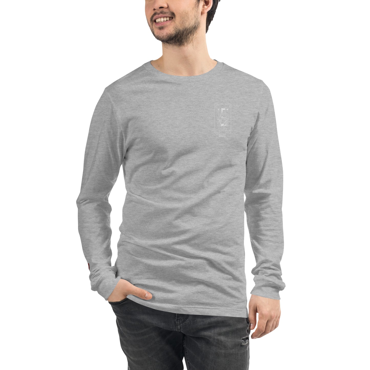 Emperor (White) Unisex Long Sleeve Tee
