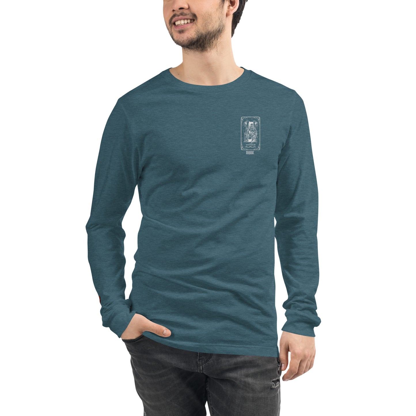Emperor (White) Unisex Long Sleeve Tee