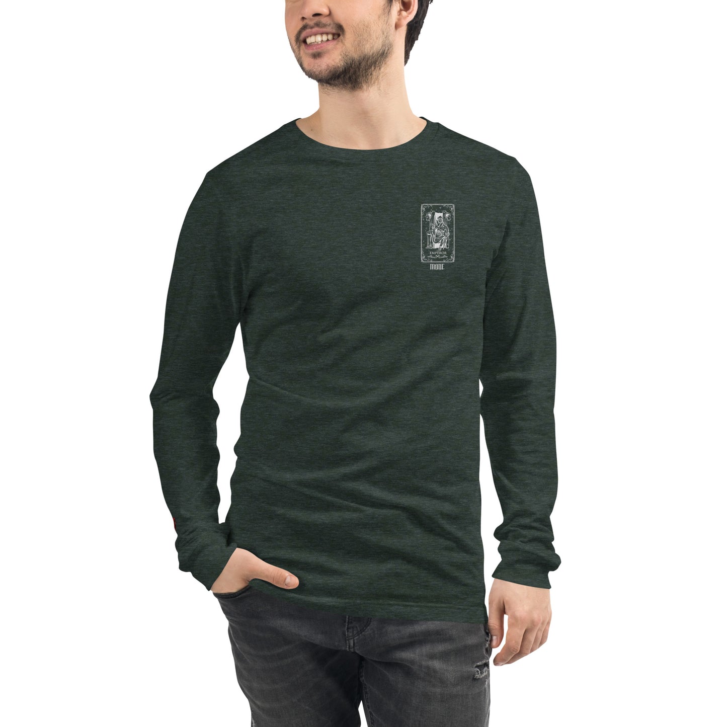 Emperor (White) Unisex Long Sleeve Tee
