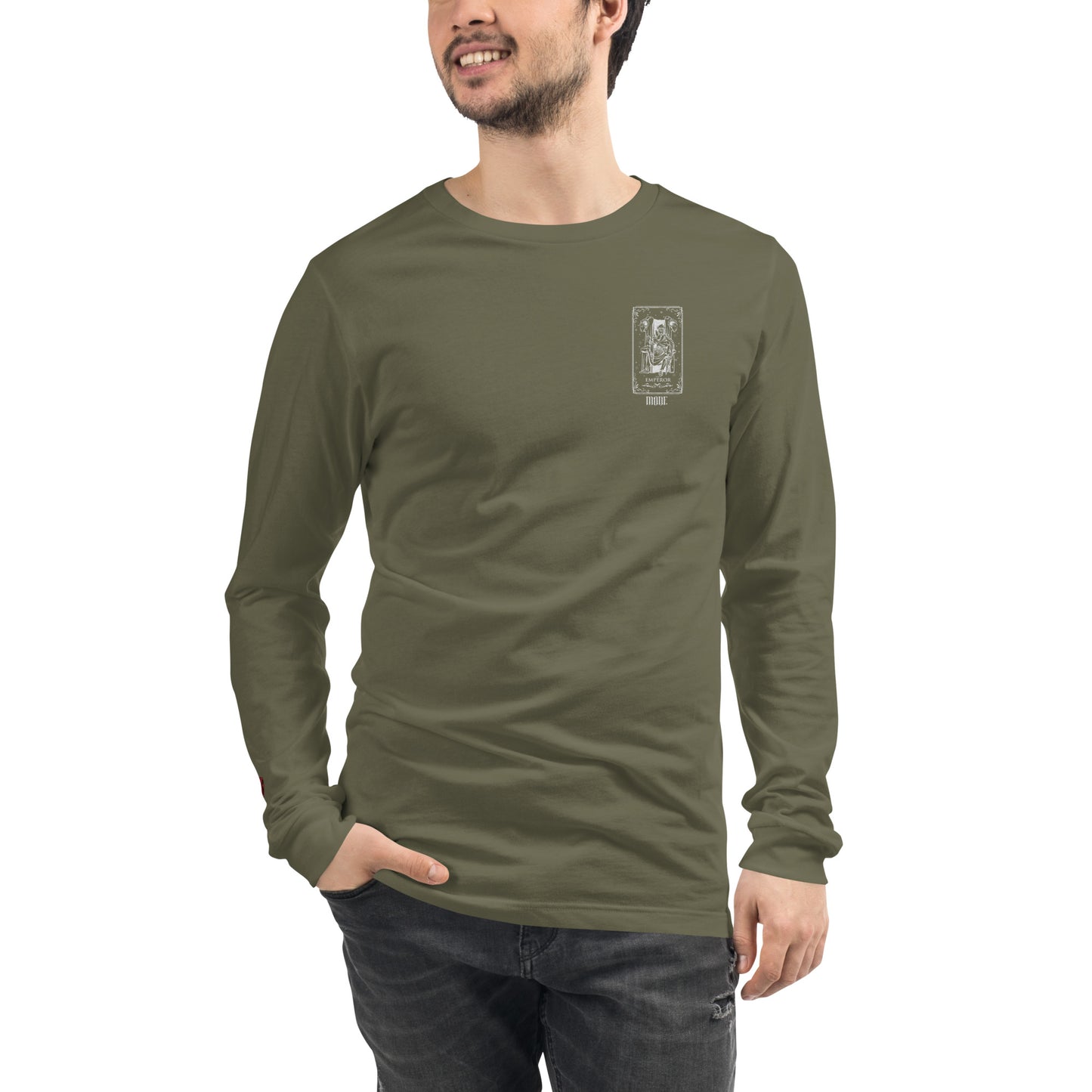 Emperor (White) Unisex Long Sleeve Tee
