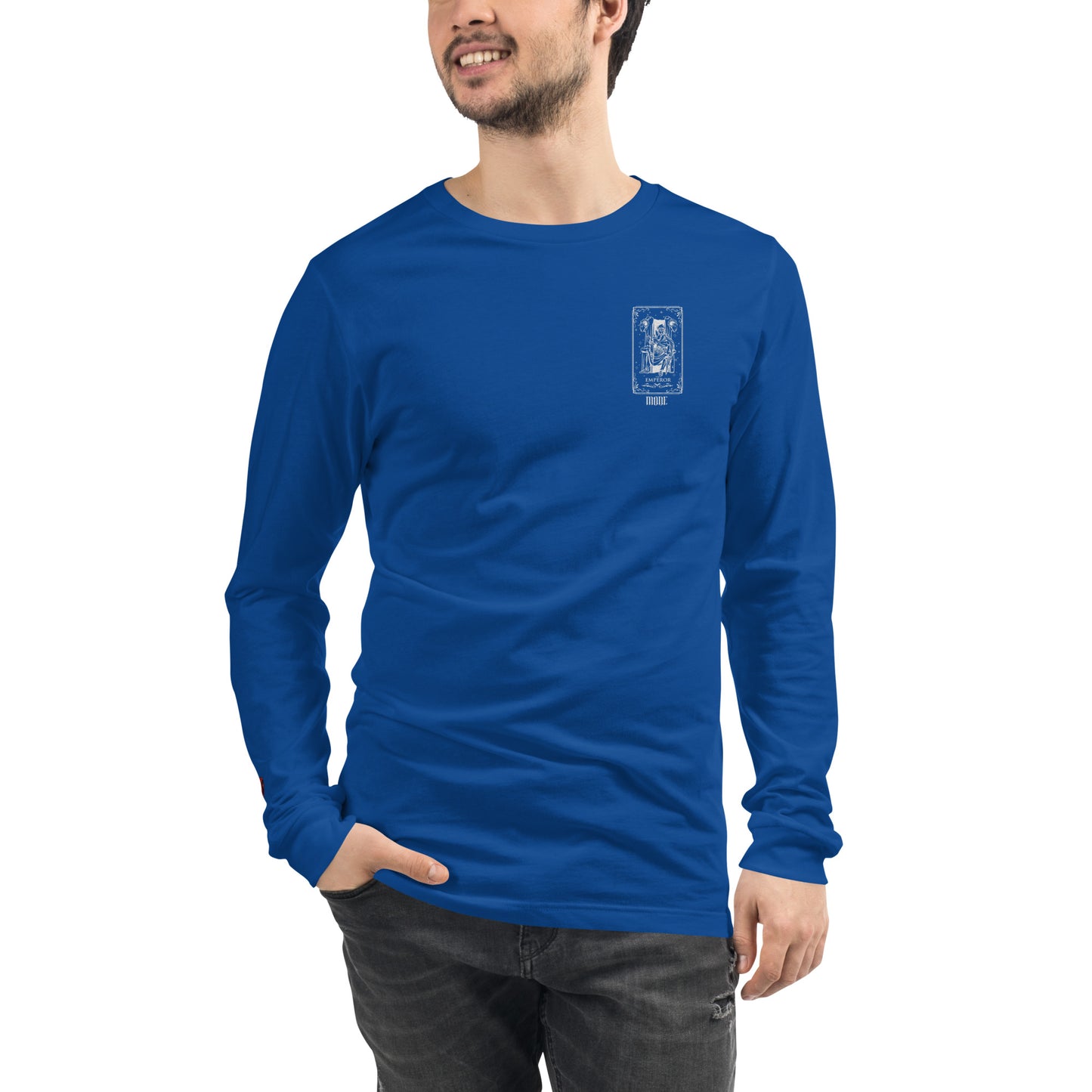 Emperor (White) Unisex Long Sleeve Tee