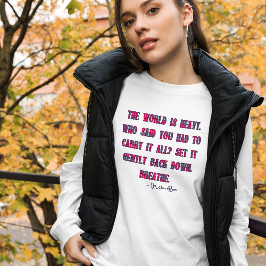 Nika's Prose Unisex Long Sleeve Tee