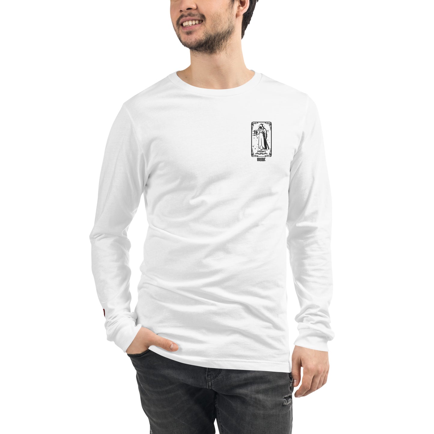 Hermit (Black) Unisex Long Sleeve Tee