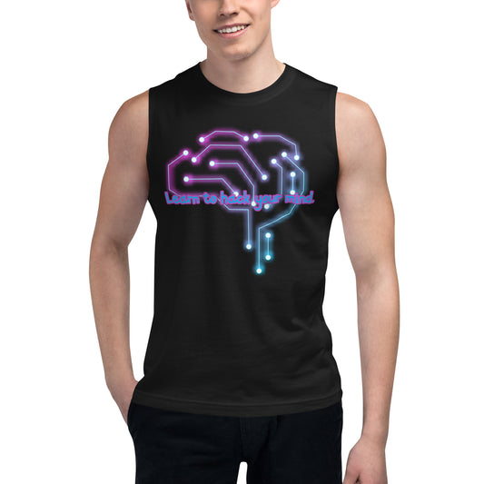 Brain Waves Unisex Muscle Shirt