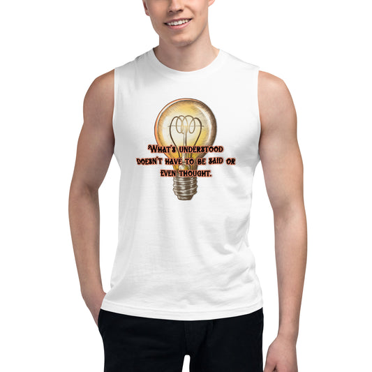 Lightbulb #3 Unisex Muscle Shirt