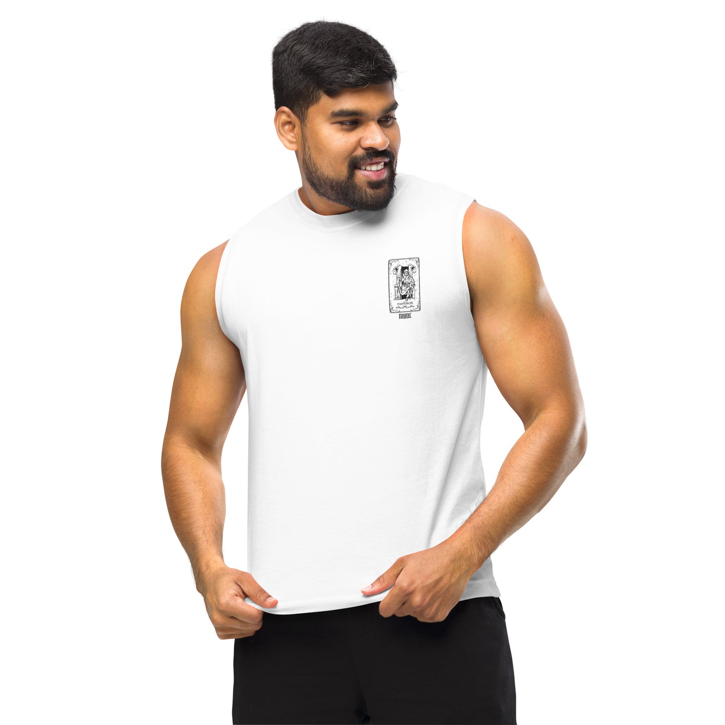 Emperor (Black) Unisex Muscle Shirt