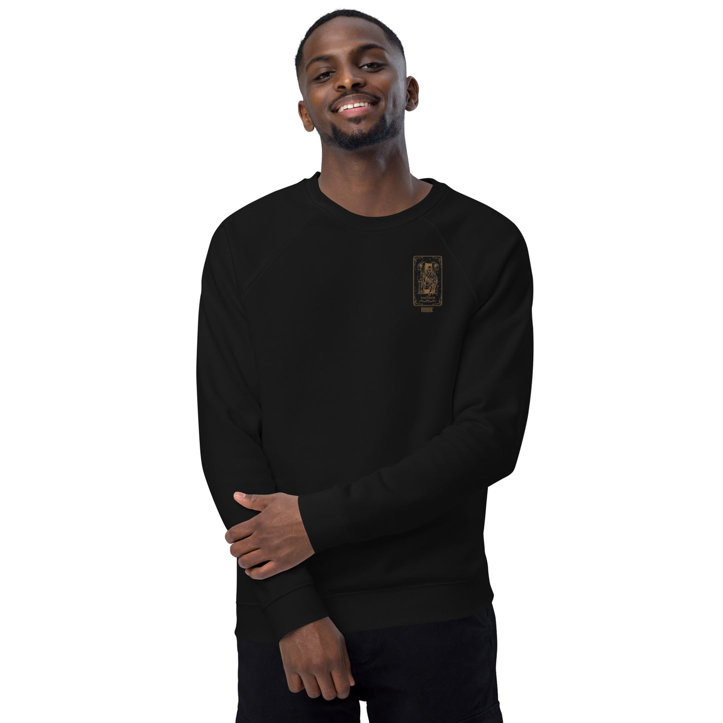 Emperor (Gold) Unisex Organic Raglan Sweatshirt