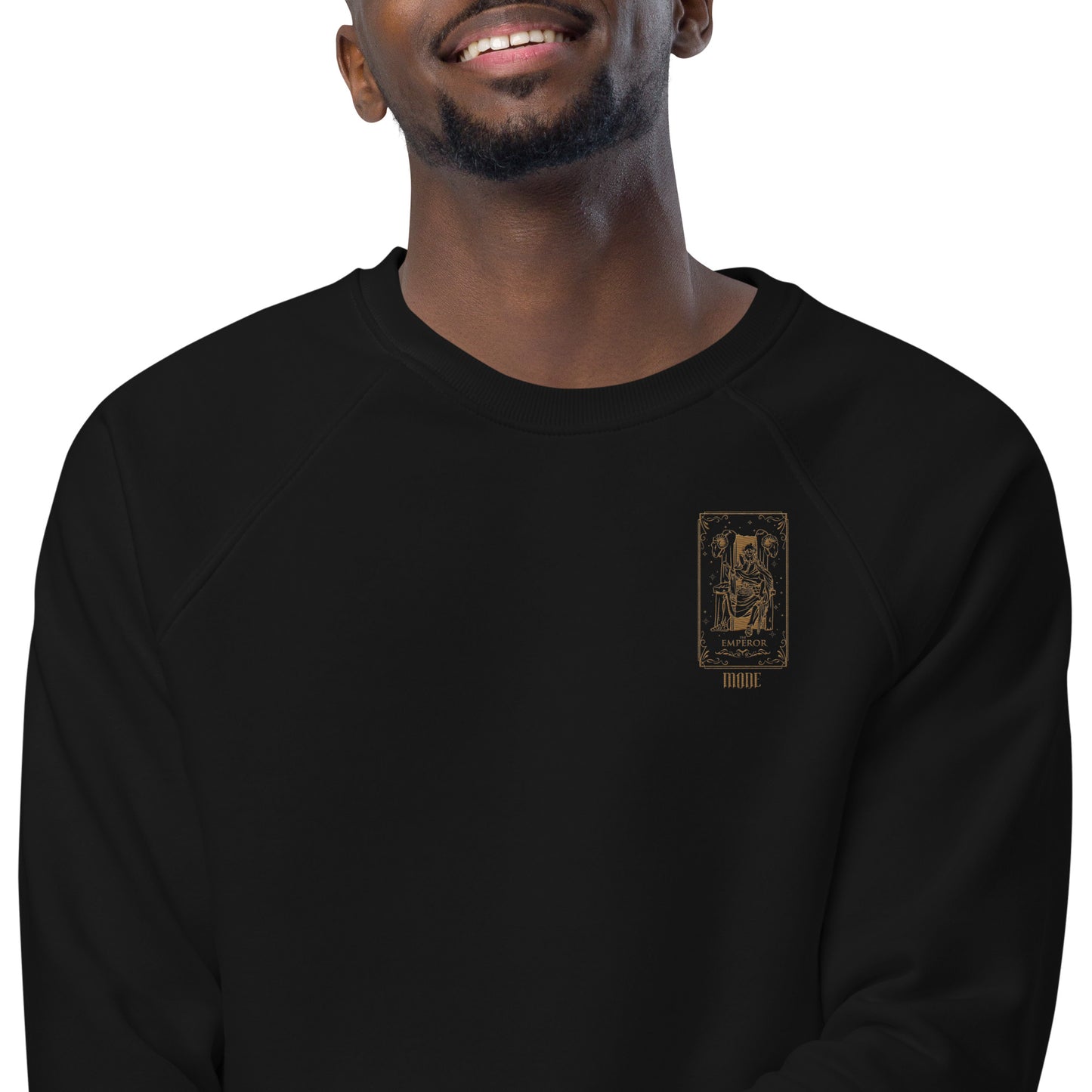 Emperor (Gold) Unisex Organic Raglan Sweatshirt