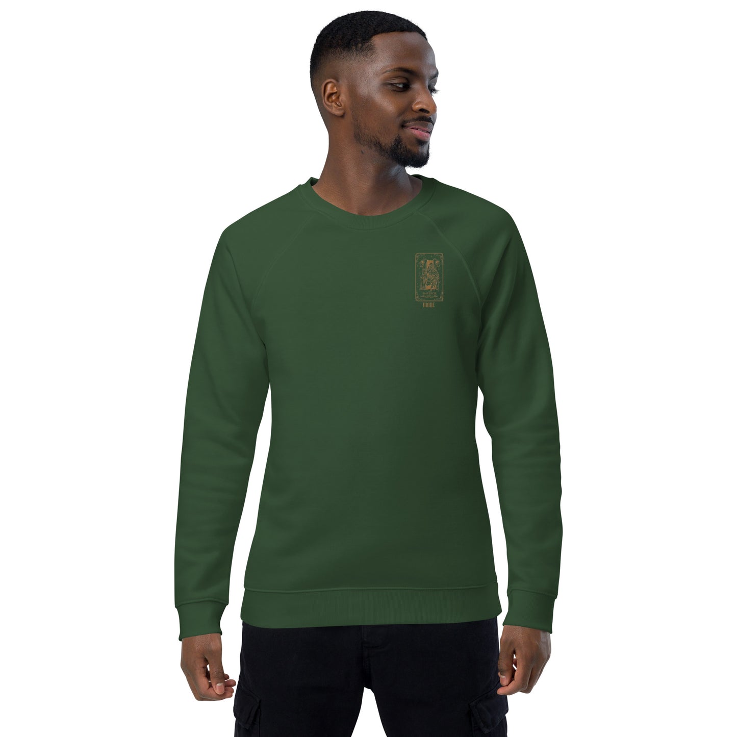 Emperor (Gold) Unisex Organic Raglan Sweatshirt