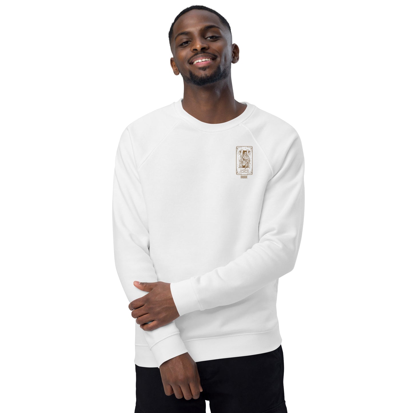 Emperor (Gold) Unisex Organic Raglan Sweatshirt