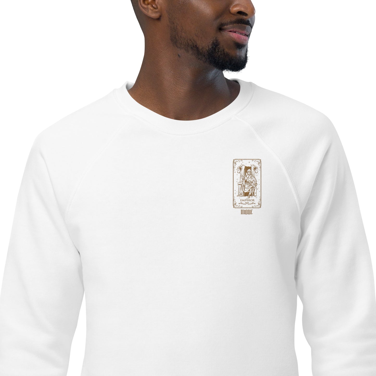 Emperor (Gold) Unisex Organic Raglan Sweatshirt