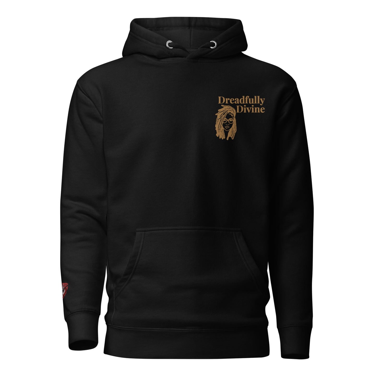 DD Woman (Gold) Embroidered Unisex Premium Hoodie