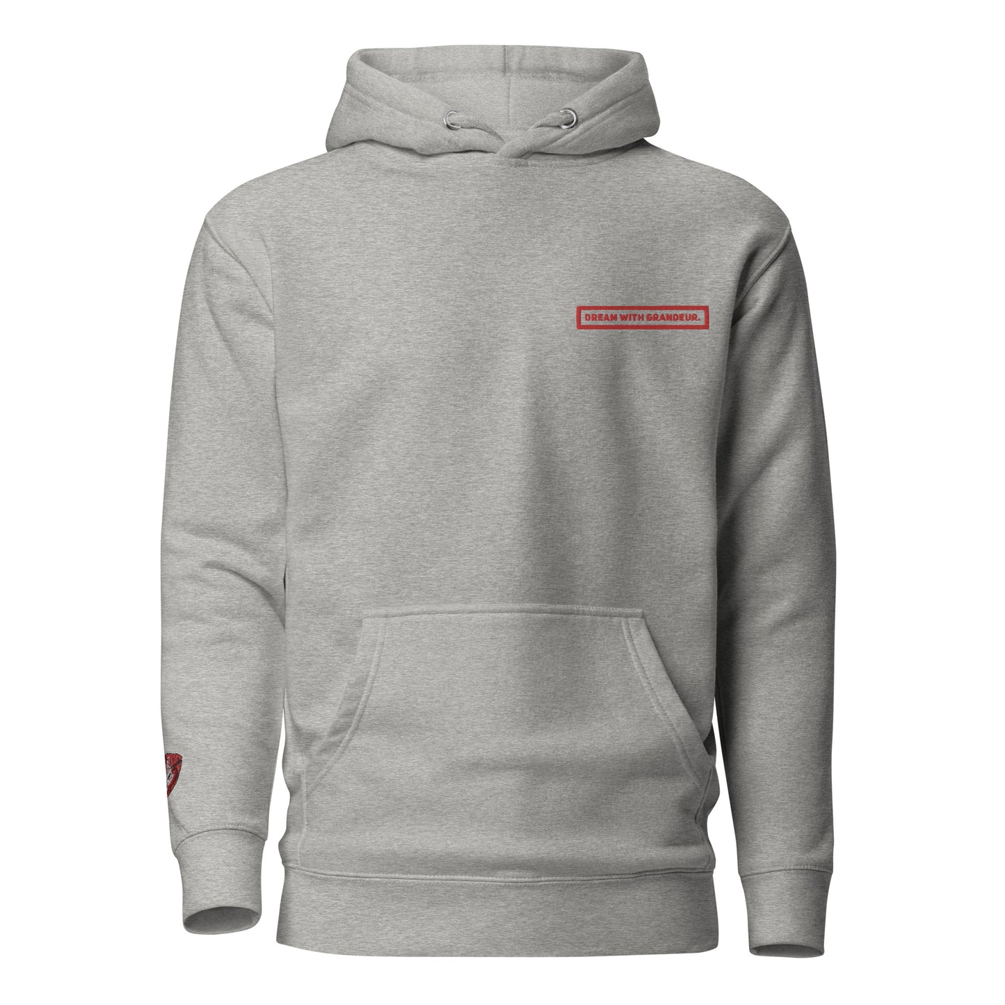 With Grandeur #2 (Embroidered) Unisex Premium Hoodie