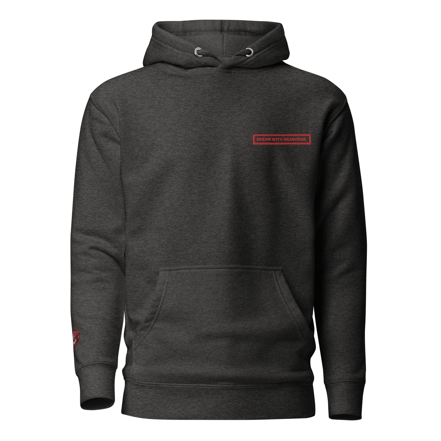 With Grandeur #2 (Embroidered) Unisex Premium Hoodie