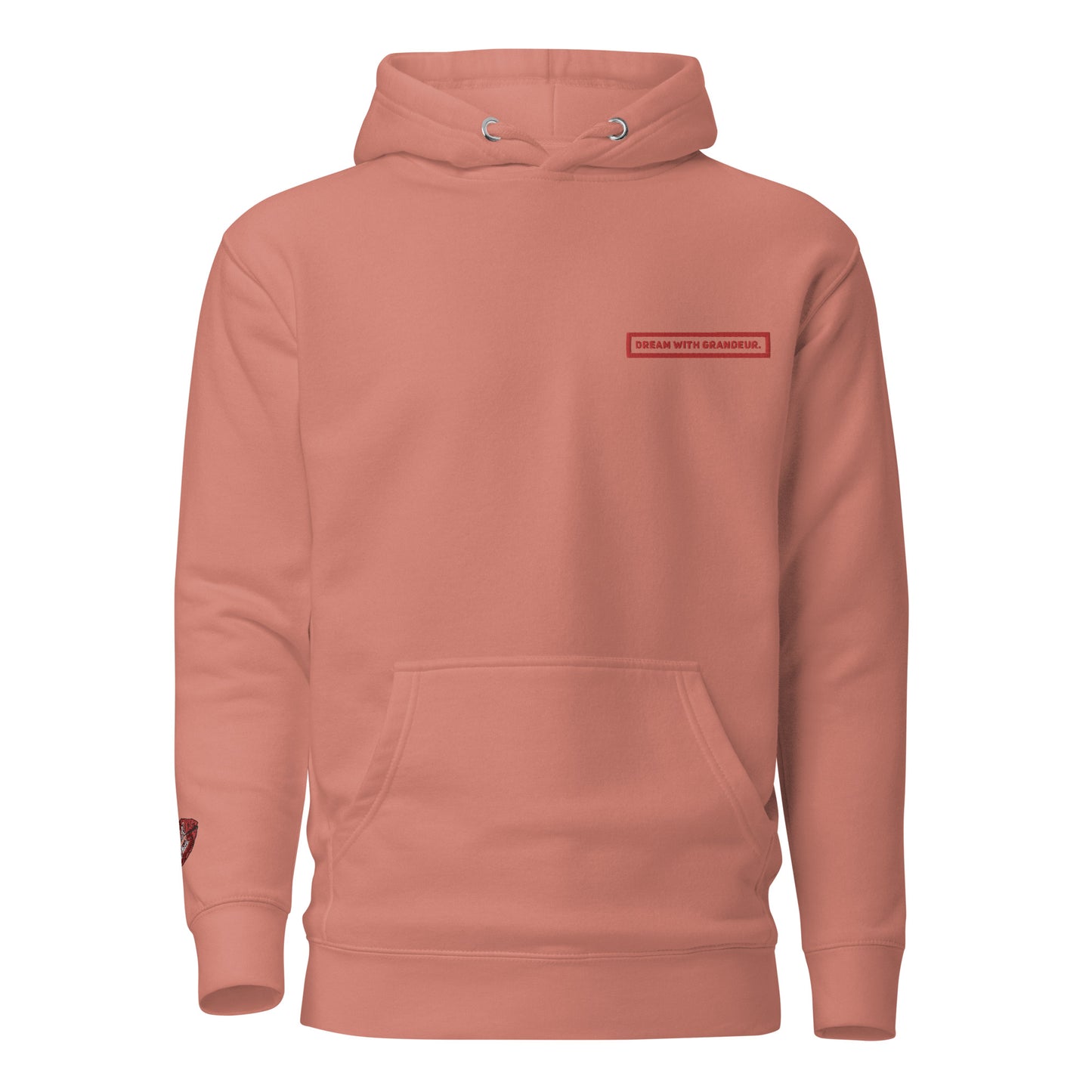 With Grandeur #2 (Embroidered) Unisex Premium Hoodie