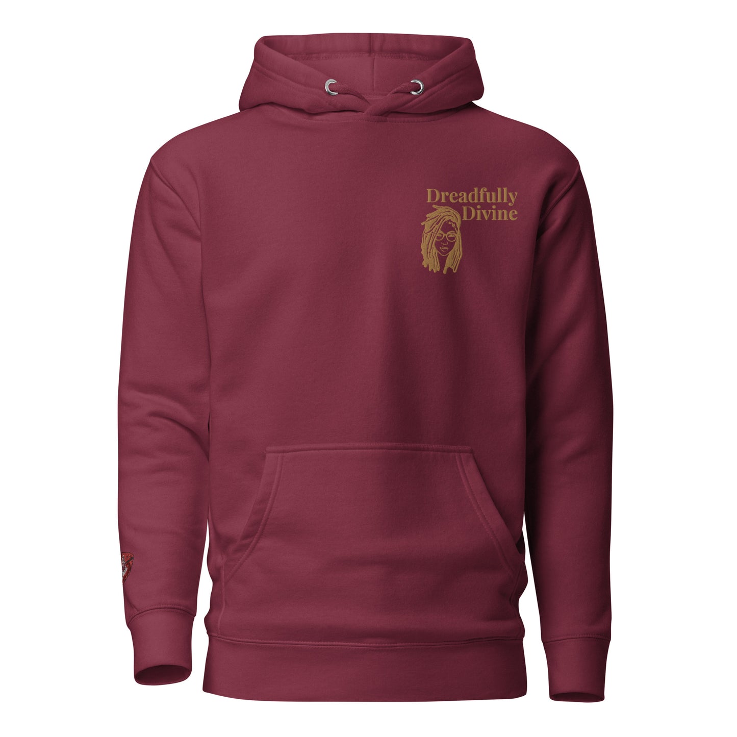 DD Woman (Gold) Embroidered Unisex Premium Hoodie