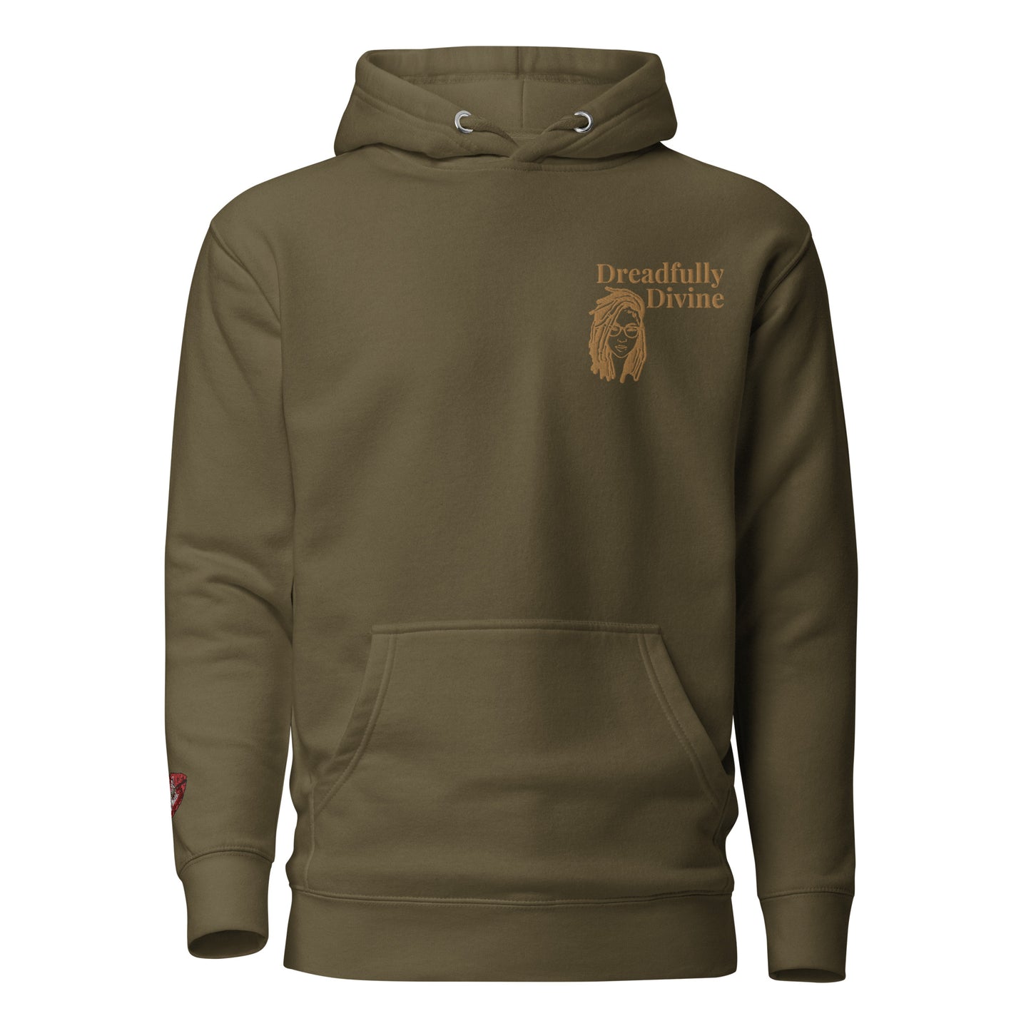 DD Woman (Gold) Embroidered Unisex Premium Hoodie