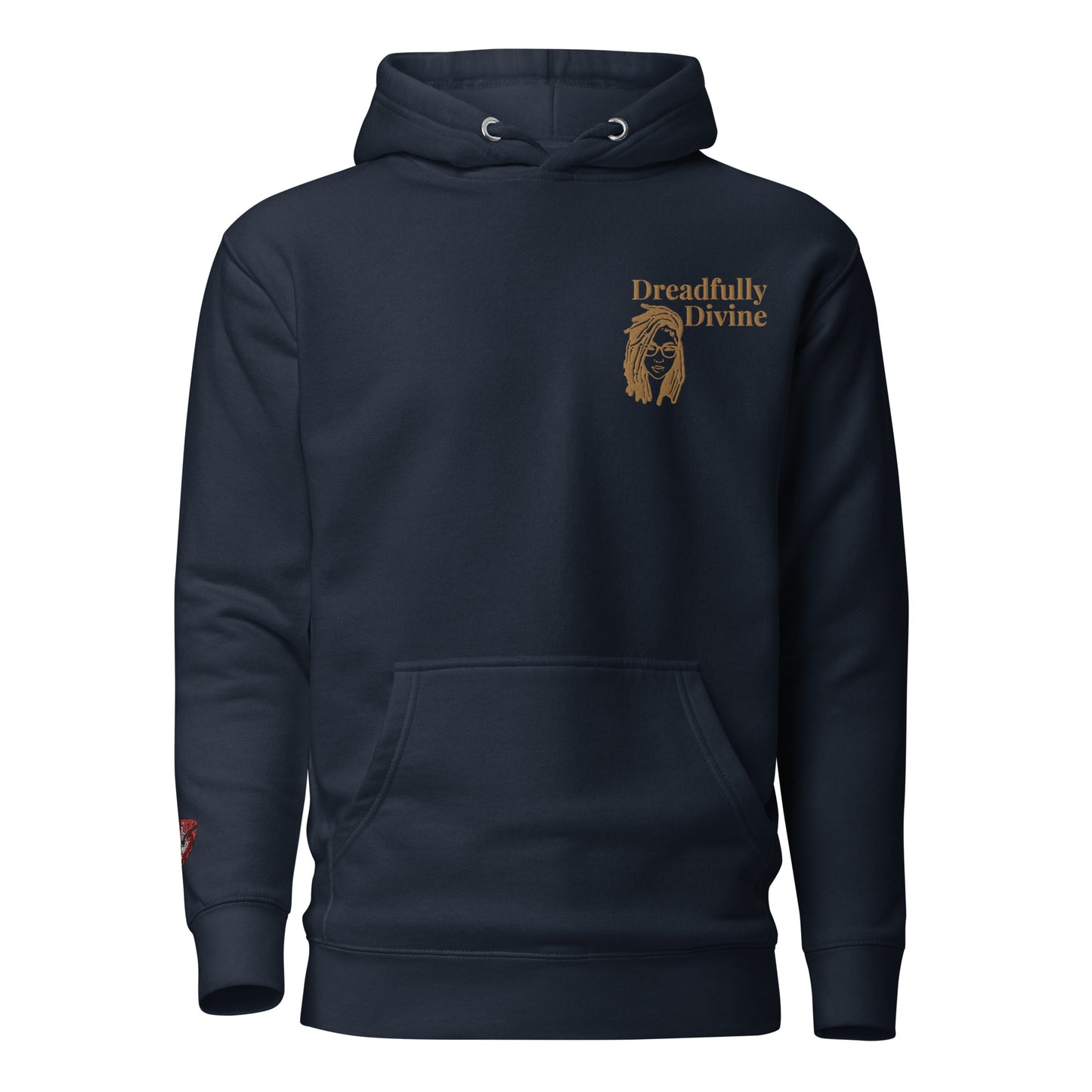 DD Woman (Gold) Embroidered Unisex Premium Hoodie