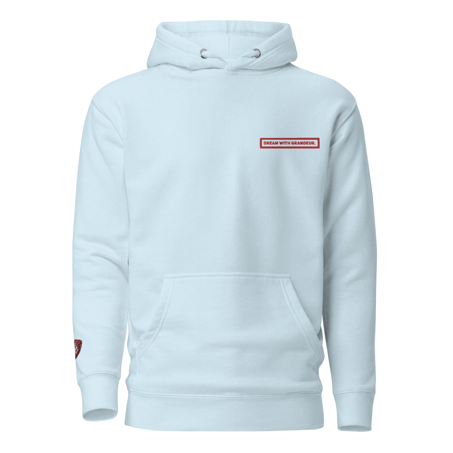 With Grandeur #2 (Embroidered) Unisex Premium Hoodie