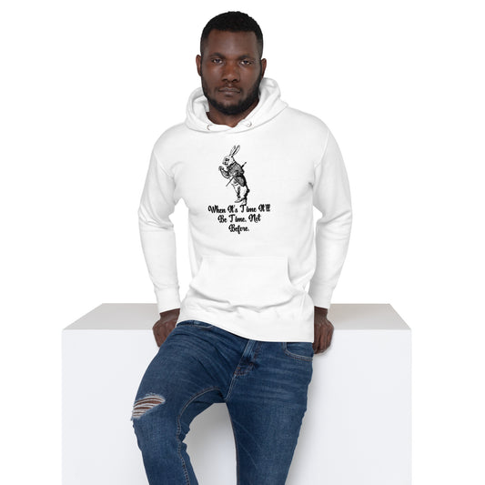 Rabbit (Black) Unisex Premium Hoodie