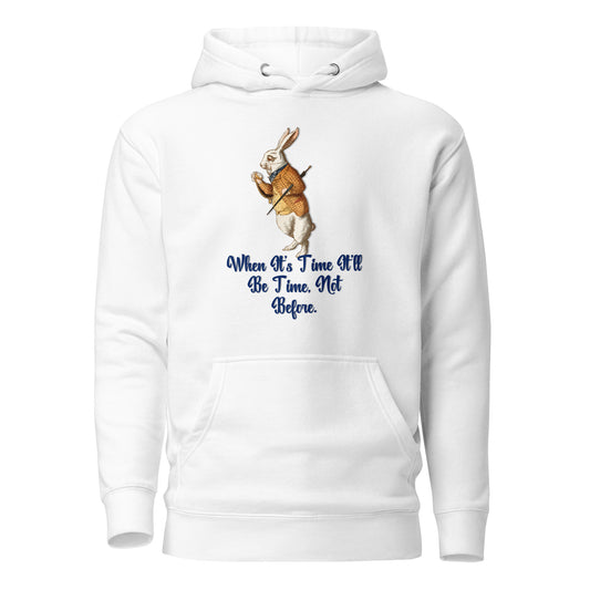 Rabbit (Blue) Unisex Premium Hoodie