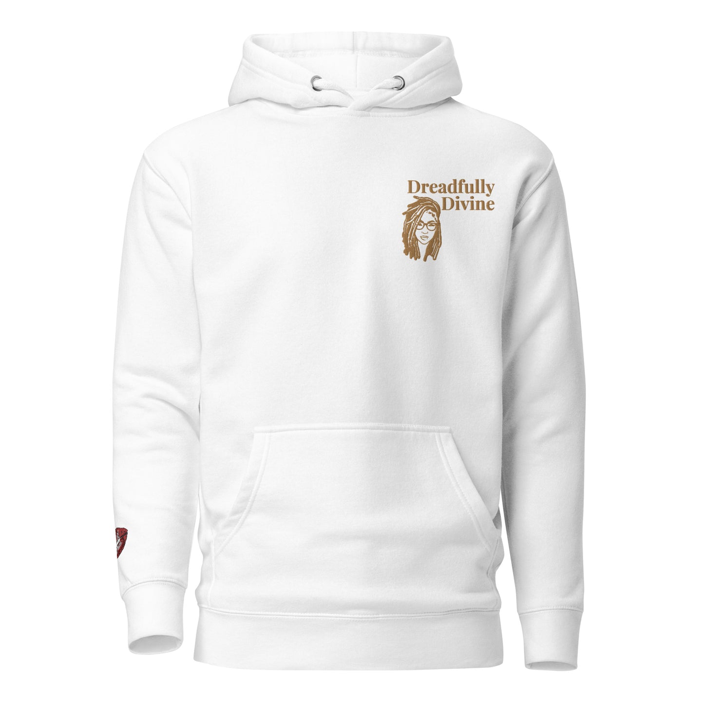 DD Woman (Gold) Embroidered Unisex Premium Hoodie