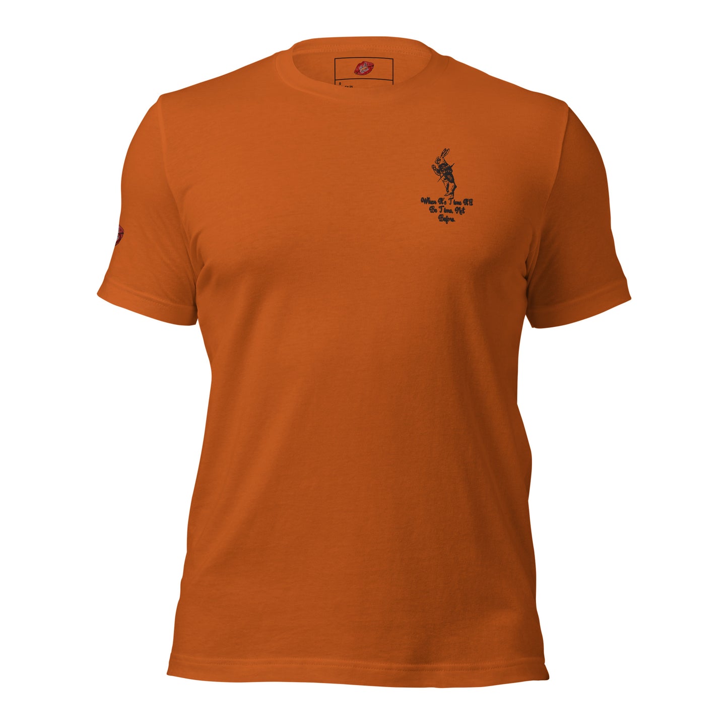 Rabbit (Black) Embroidered Unisex Staple T-shirt
