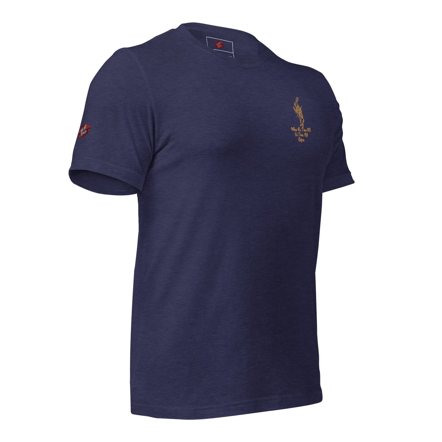 Rabbit (Gold) Embroidered Unisex Staple T-shirt