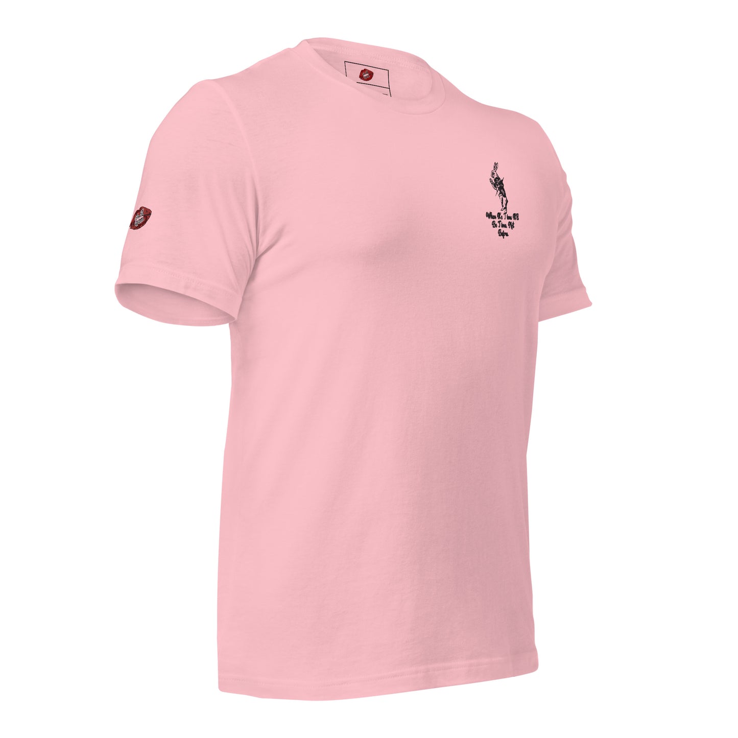 Rabbit (Black) Embroidered Unisex Staple T-shirt