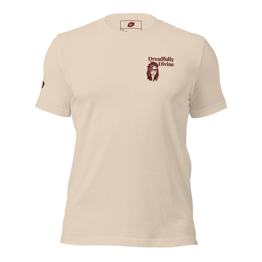 DD Woman (Maroon) Embroidered Unisex Staple T-shirt