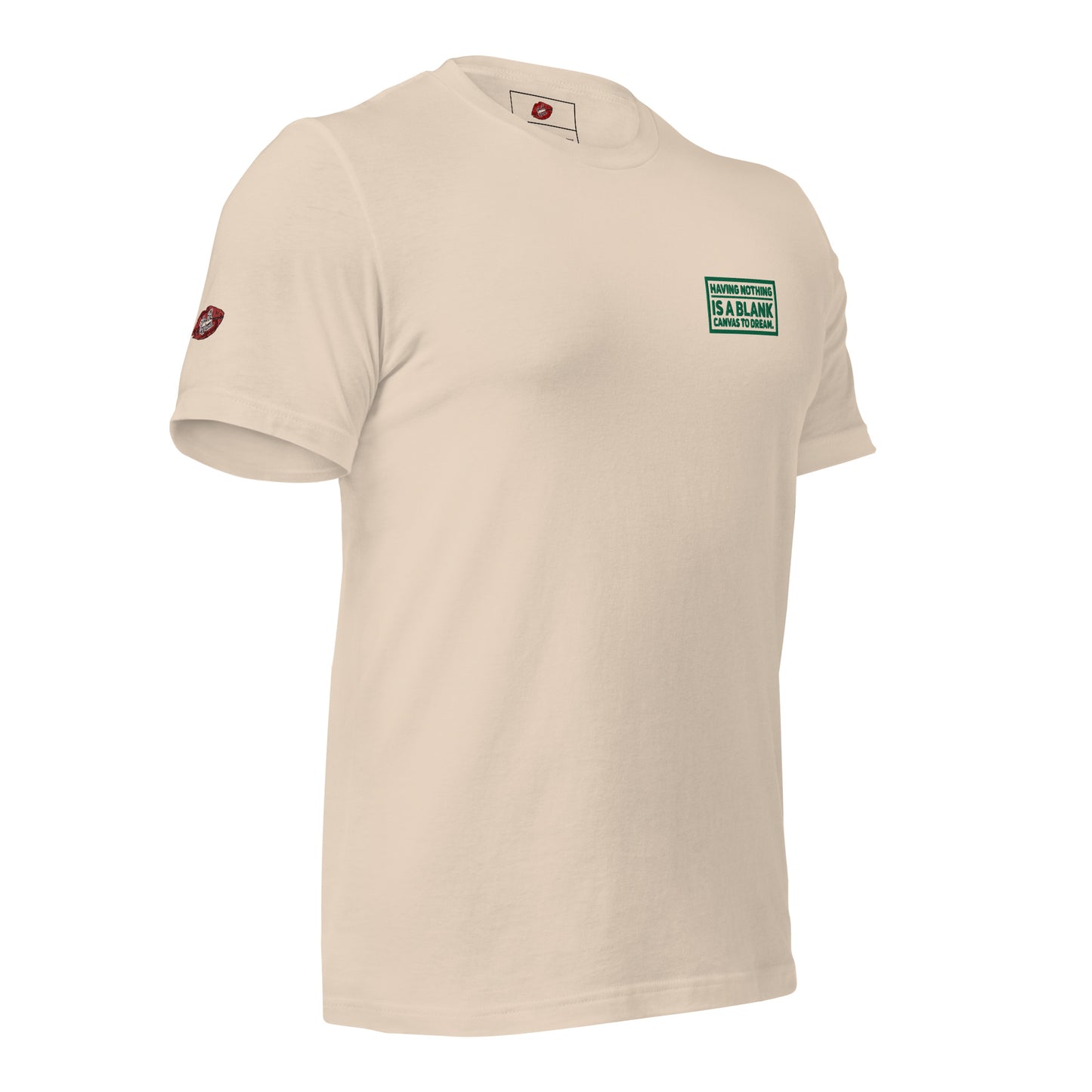 Blank Canvas (Green) Embroidered Unisex Staple T-shirt